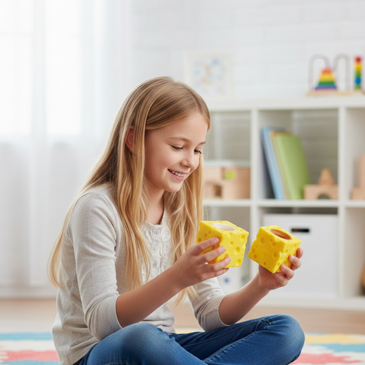 Lustig Maus & Käse Stress Spielzeug– Spiel, Spaß & Entspannung