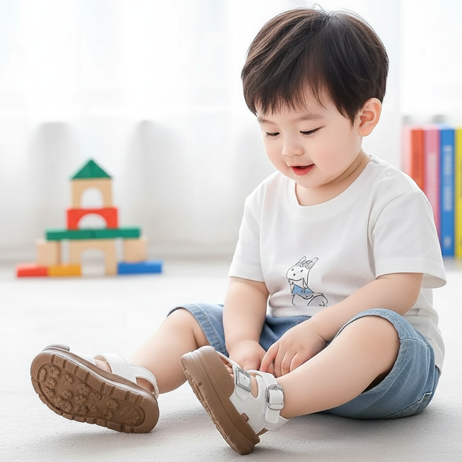 Weiche Anti-Beleg Baby Sandalen – Sicher, Atmungsaktiv & Sommerleicht