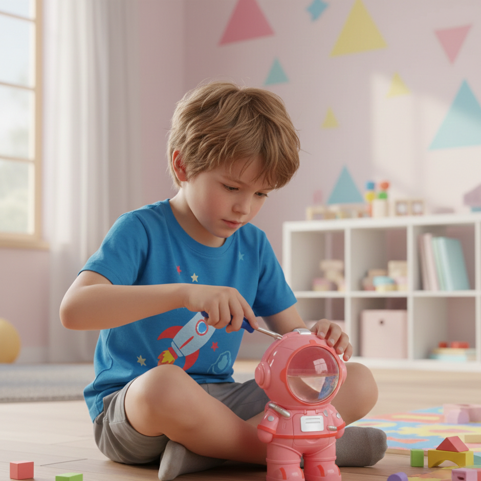 Mini Astronaut Wasserflasche – Süßer Trinkspender für Kinder