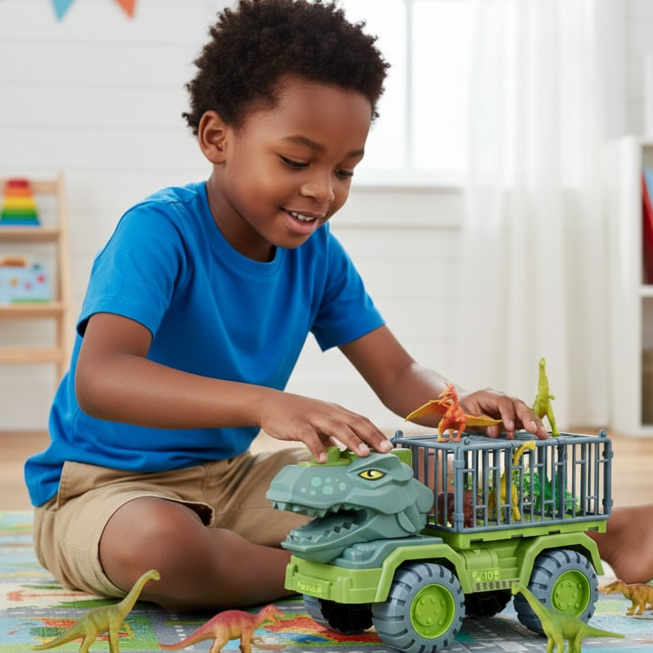 Dino Transport-LKW – Aktion, Fantasie & Spielspaß für Kinder
