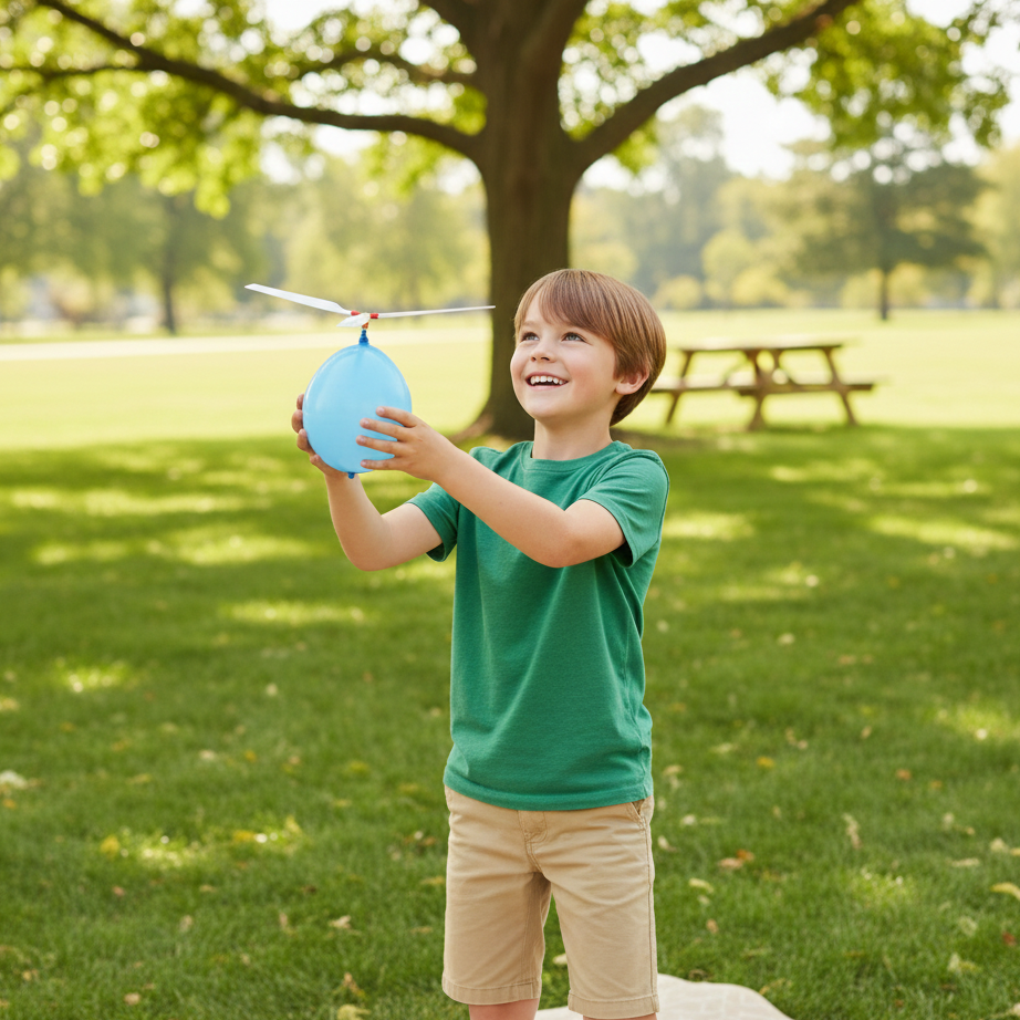 Ballon-Helikopter Satz– Fliegender Spaß für Kinder & Parteien!