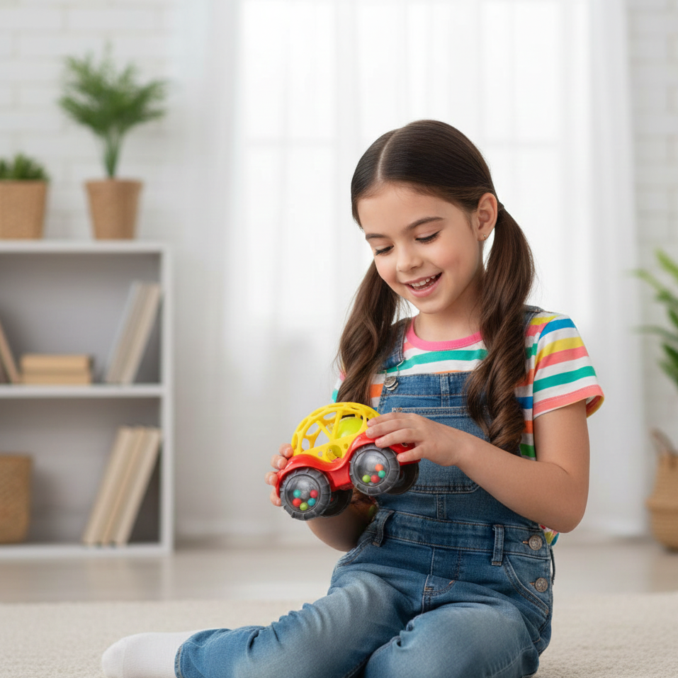 Weiche Silikonautos für Babys – Lernen & Spielen mit Spaß