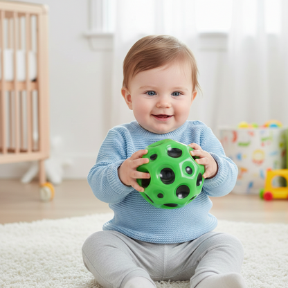Hochelastischer Lochball – Weicherer Sprung- und Stressball für draußen