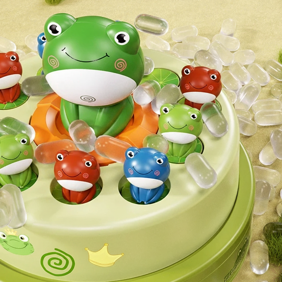 Fliegender Frosch – Lustiges Montessori Fangspiel für Kinder