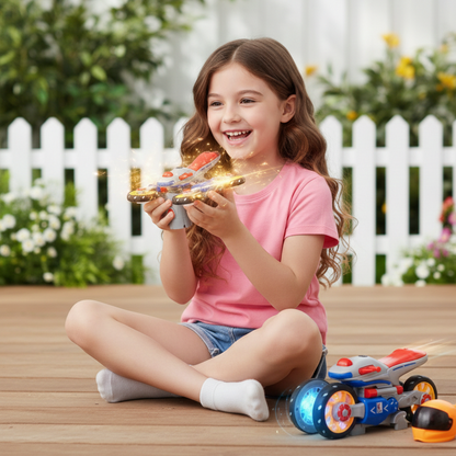 Bewegendes Motorrad-Spielzeug mit Musik & Licht für Kinder