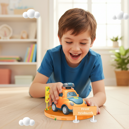 Drücken & Gehen Auto Spielzeug – Lern und Spielset Fahrzeuge