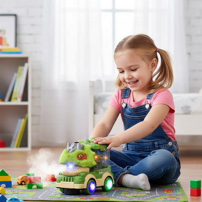 Dinosaurier-Elektrospielzeugauto mit Licht & Musik – Spielspaß pur für Kinder