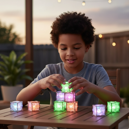 Wasseraktivierte LED Würfel für Kinder & Erwachsene!