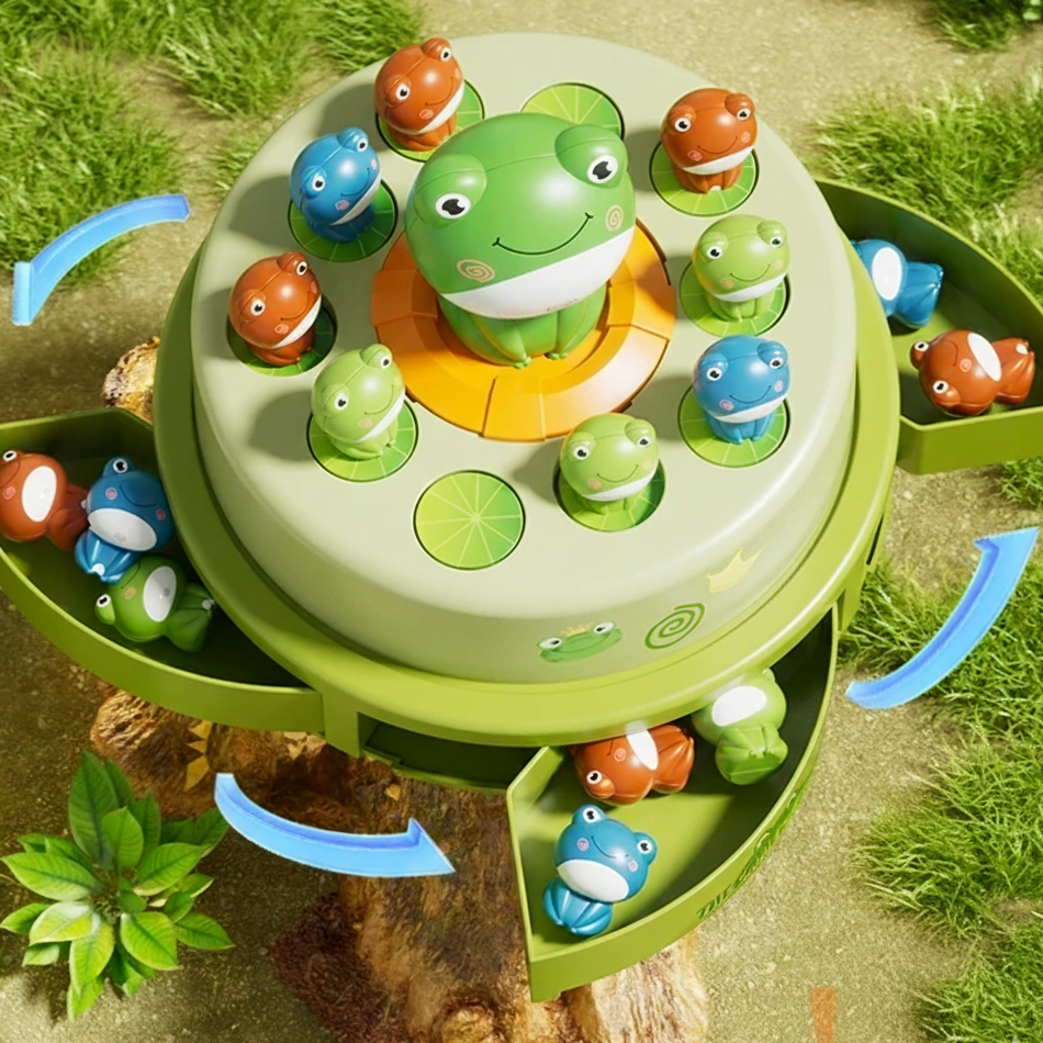 Fliegender Frosch – Lustiges Montessori Fangspiel für Kinder