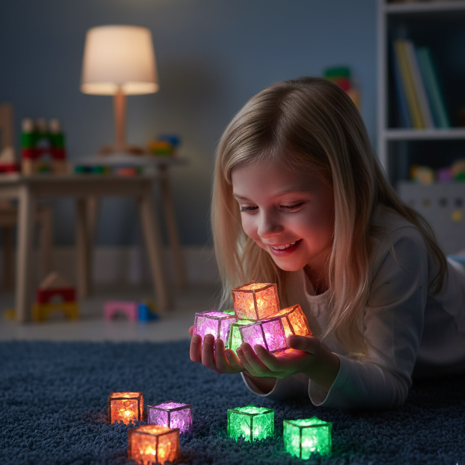 Wasseraktivierte LED Würfel für Kinder & Erwachsene!