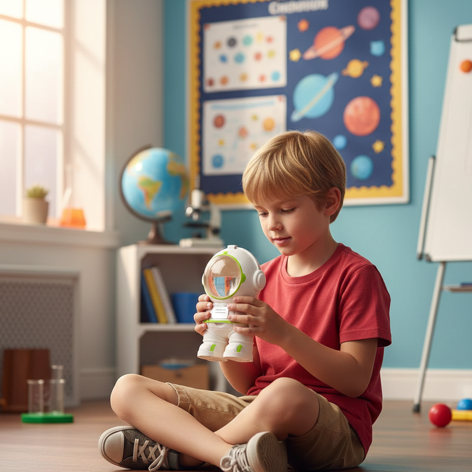 Mini Astronaut Wasserflasche – Süßer Trinkspender für Kinder