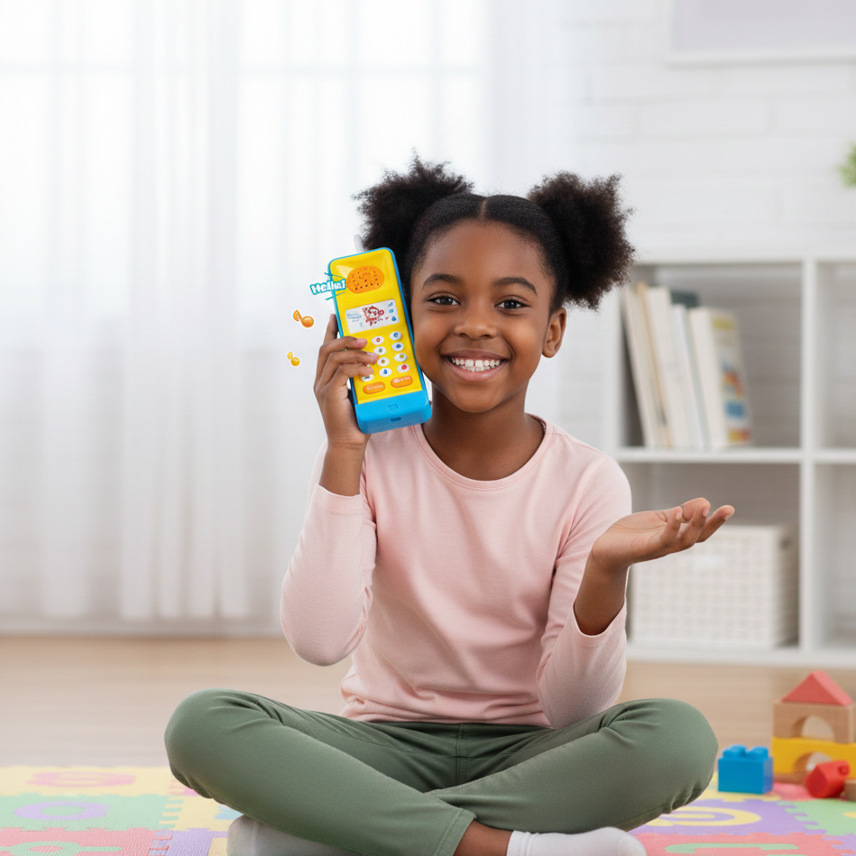 Interaktives Lerntelefon für Kinder – Musik, Licht & spielerisches Lernen