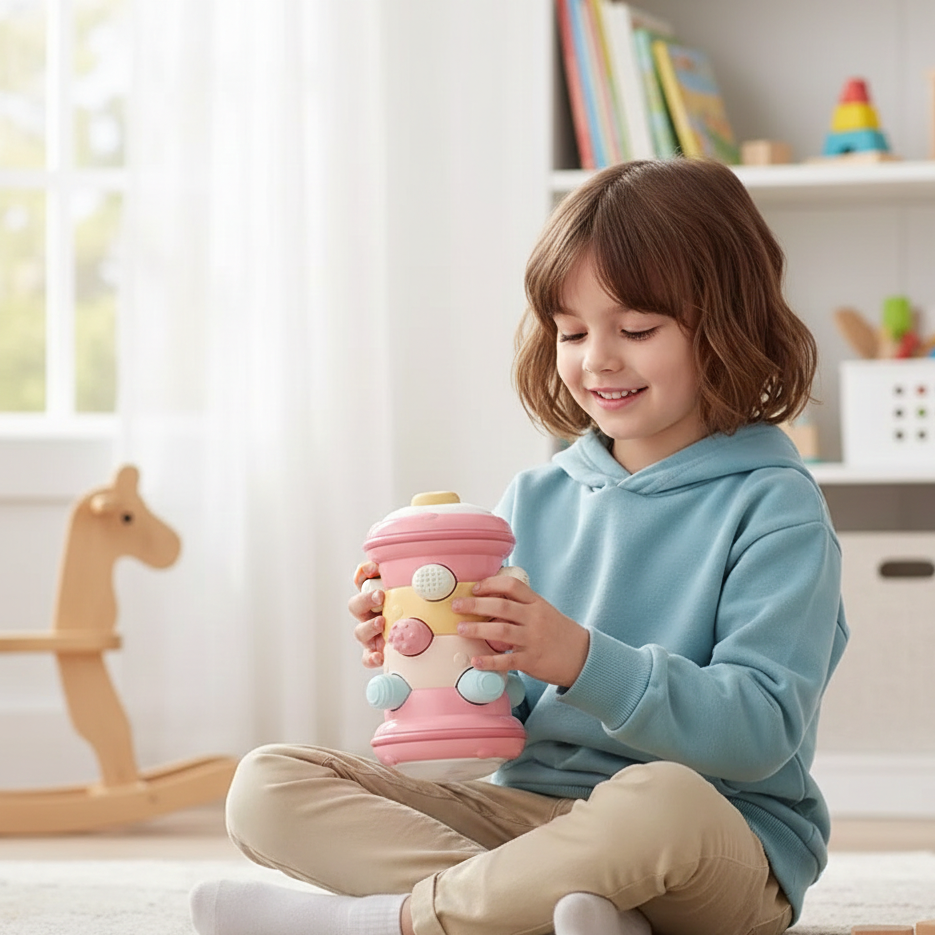 Krabbel-Rollspielzeug für Babys – Lernen, Greifen & Krabbeln entdecken