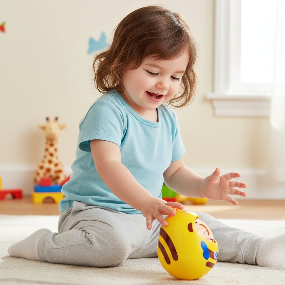 Bee Tumbler Babyspielzeug – Schaukelspaß für sterben Bauchlage und frühes Lernen
