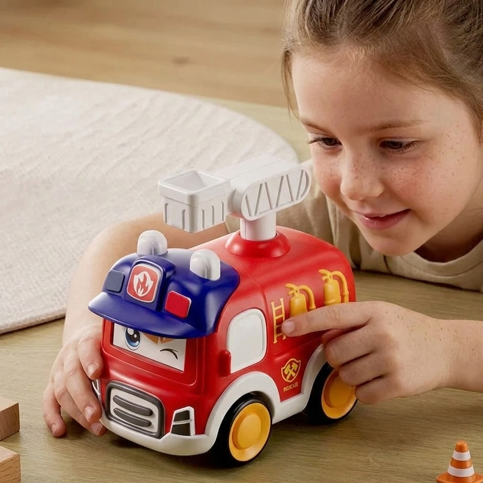 Drücken & Gehen Einsatzfahrzeuge – Lustige Autos für Kleinkinder