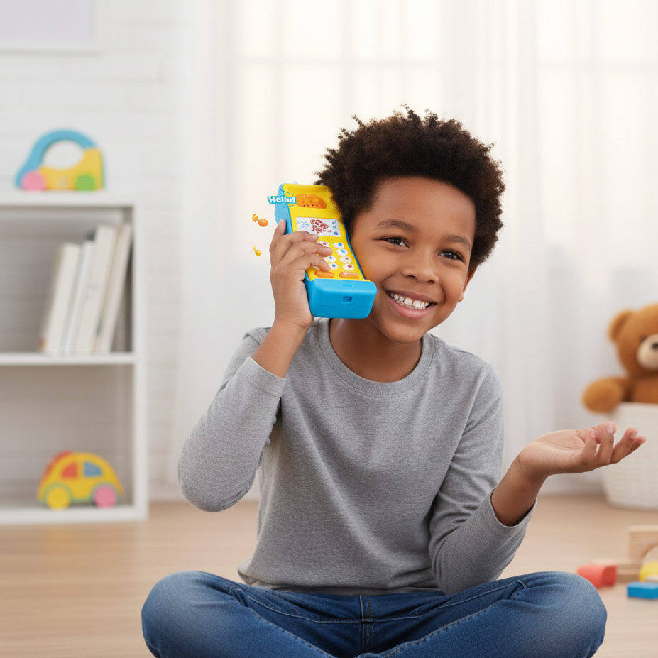 Interaktives Lerntelefon für Kinder – Musik, Licht & spielerisches Lernen