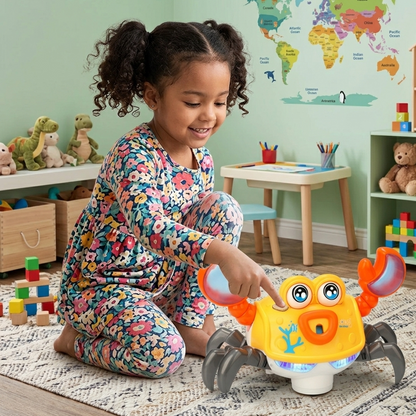 Elektrische Krabbe mit Musik & Licht – Baby Spielzeug