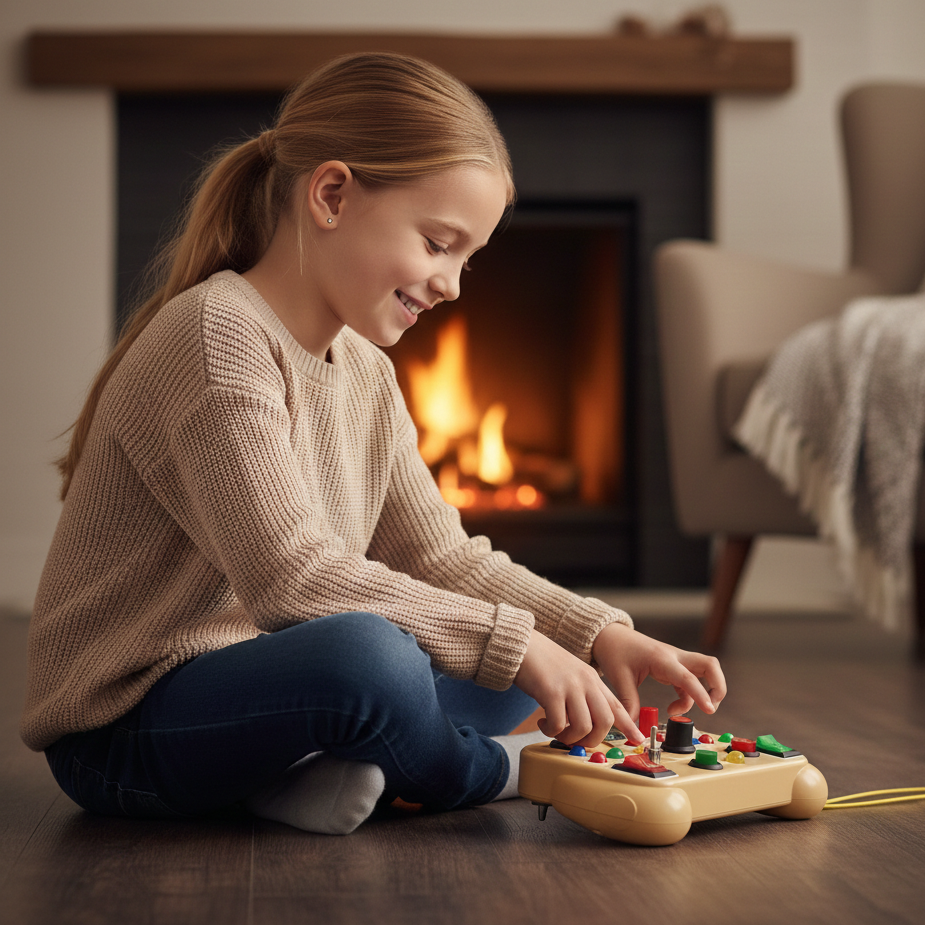 LED Busy Board Montessori – Interaktives Lernspielzeug