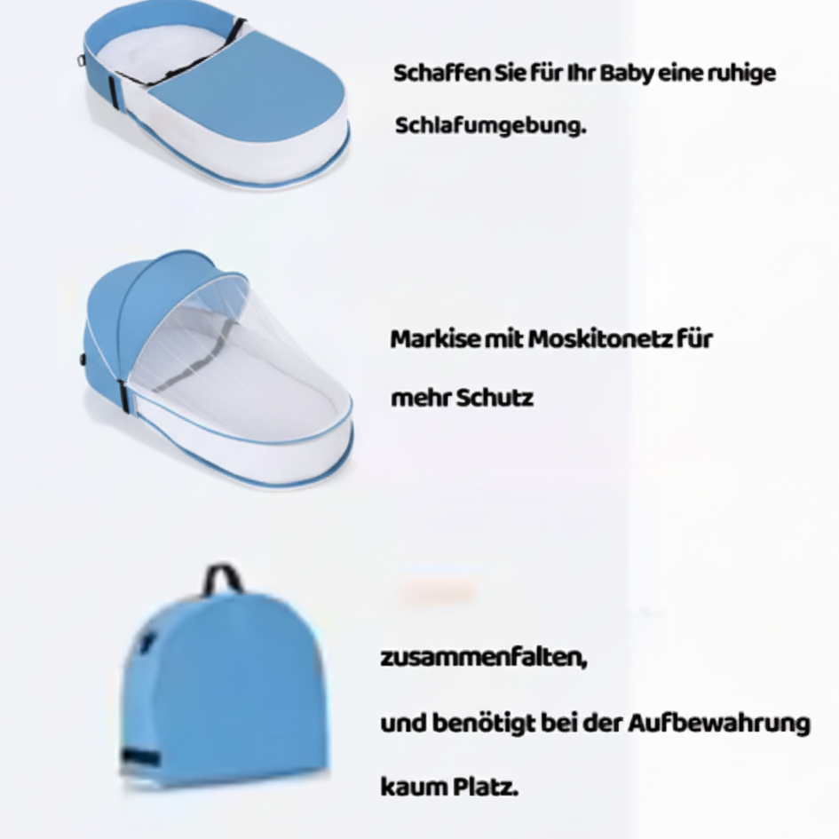 Battilo Babynest – Sicherer Schlaf & Schutz überall!