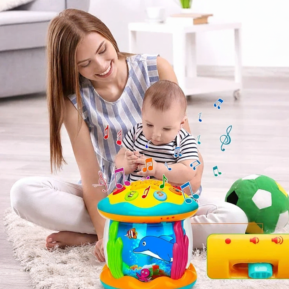 Magischer Ozean Licht Projektor – Musik & Lichter für Babys