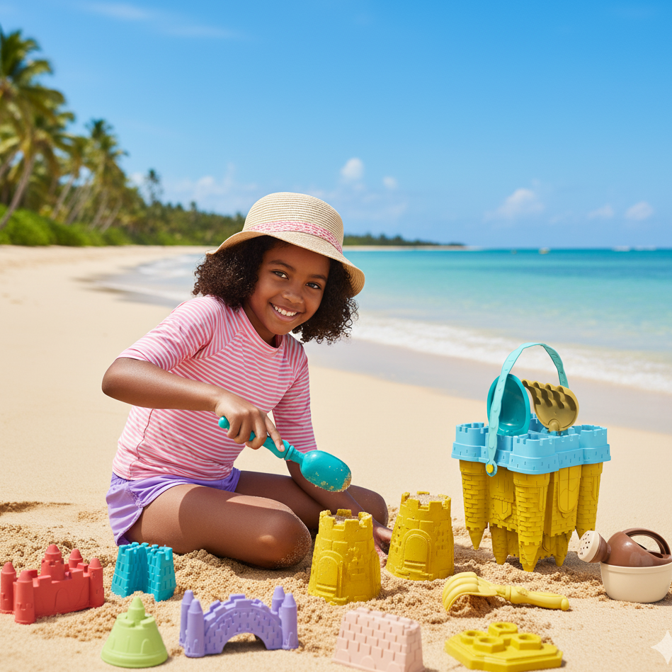 Baby Schloss Strandspielzeug Set – Kreativer Sandburgenbau