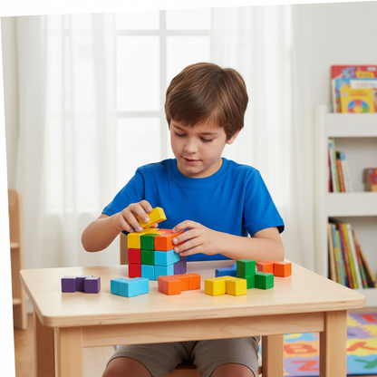 3D Holz-Soma-Würfel – Montessori Denkspiel für Kinder