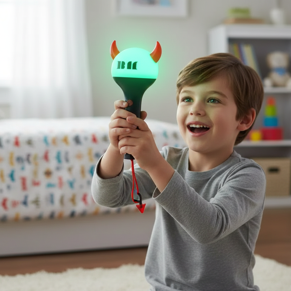 Mini Babymonster Lightstick Schlüsselanhänger – Dein leuchtender Begleiter im Alltag