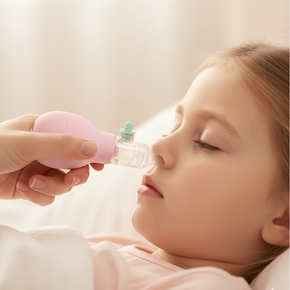 Sanfter Baby Nasensauger – sichere & hygienische Reinigung