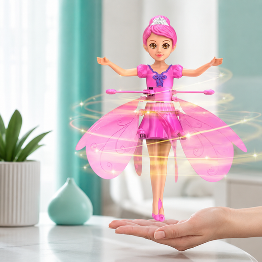 Gestengesteuerte fliegende Fee Spielzeug Rosa