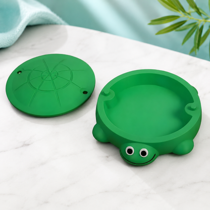 Mini Schildkröten Sand Deko – Entspannender Schreibtisch-Begleiter Grün