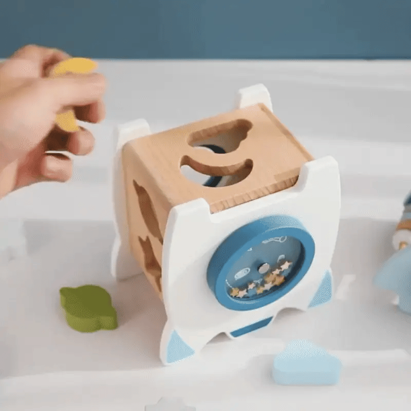 Montessori Holz-Rakete – Lernen, Staunen & Entdecken!