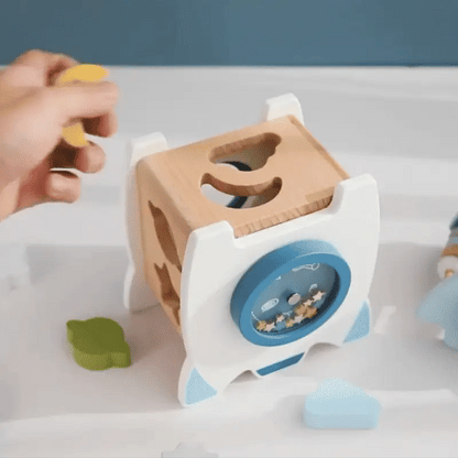 Montessori Holz-Rakete – Lernen, Staunen & Entdecken!