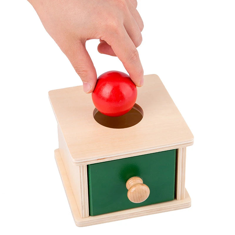 Montessori Schubladen-Spiel – Farben lernen mit Spaß & Logik! Kugelquadratschublade