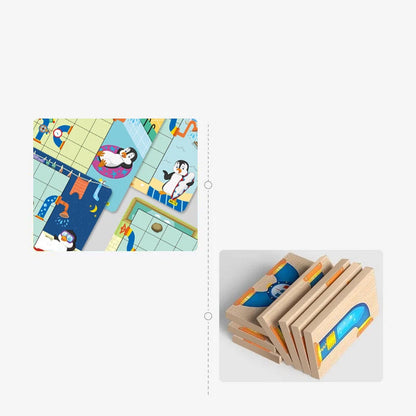 Pinguin-Puzzlespiel für Kinder – Fördert Kreativität und sorgt für Spaß für Eltern und Kinder