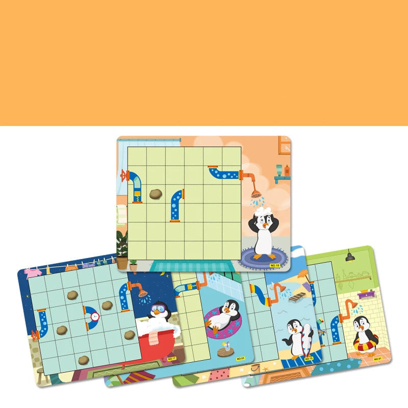 Pinguin-Puzzlespiel für Kinder – Fördert Kreativität und sorgt für Spaß für Eltern und Kinder