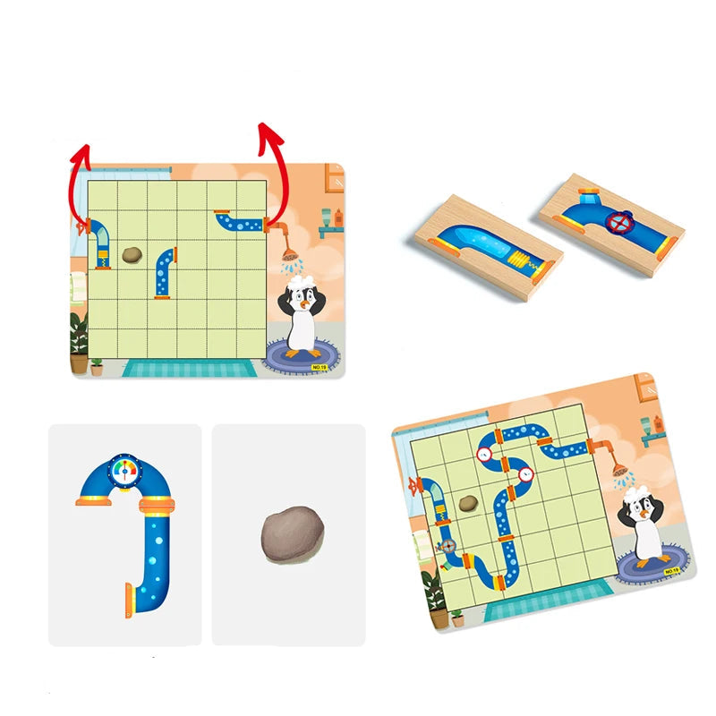 Pinguin-Puzzlespiel für Kinder – Fördert Kreativität und sorgt für Spaß für Eltern und Kinder