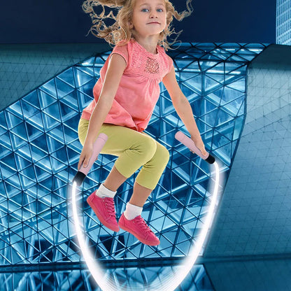 LED Springseil für Kids & Erwachsene – Leuchtender Fitness-Spaß