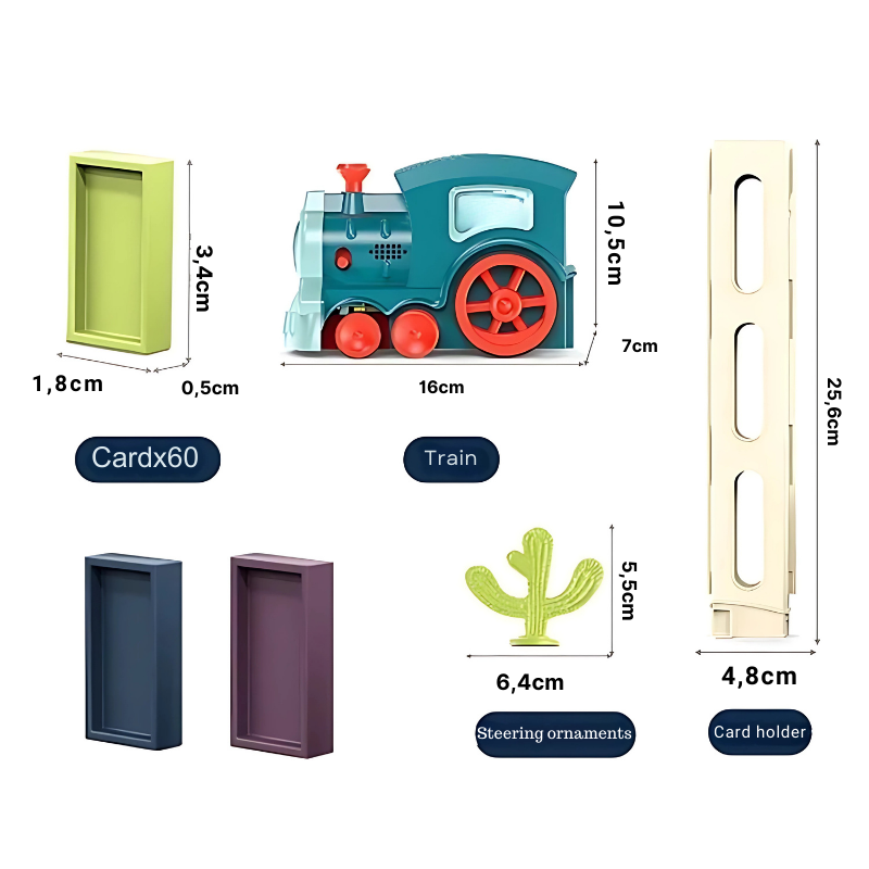 Automatisches Domino-Legeauto – Cleveres Spiel, breites Lächeln!