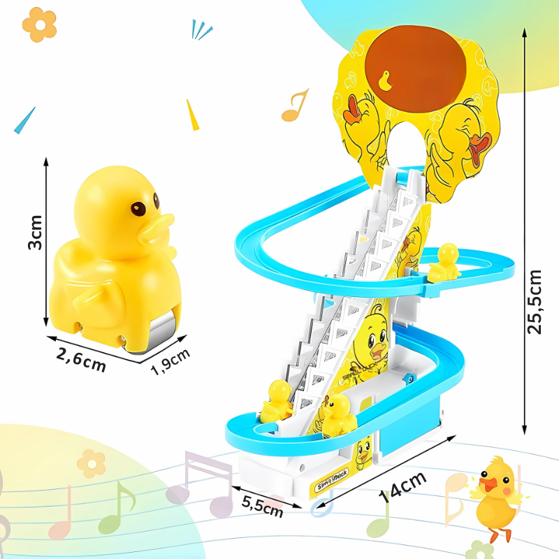 Fröhliche Tierchen Laufspielzeug – Enten& Dinos mit Musik