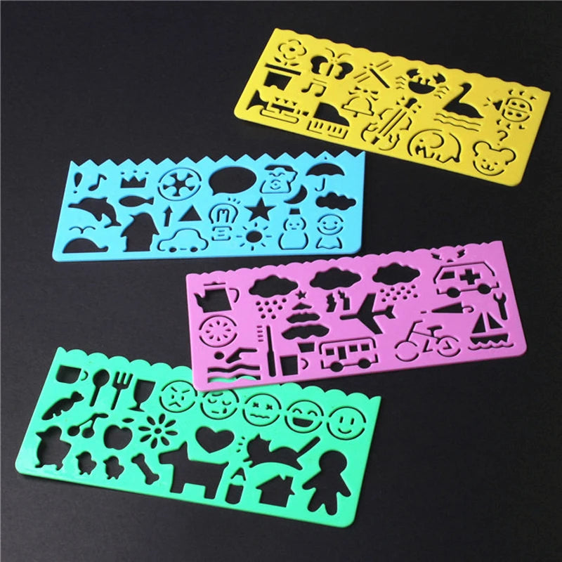 DIY Muster-Schablonen – Kreative Stencil-Satz für Fotoalben & Sammelalben