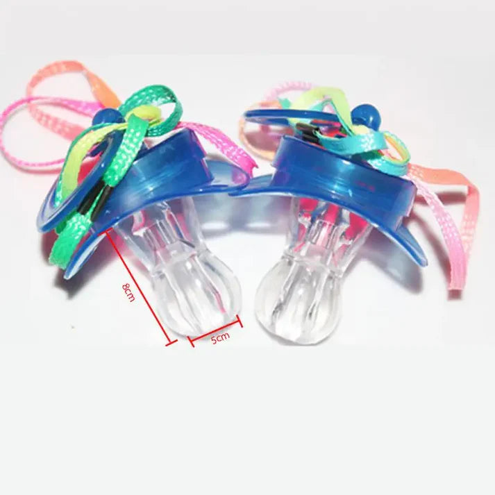 LED Schnuller-Pfeife – Blinkendes Partylicht mit Spaß-Garantie