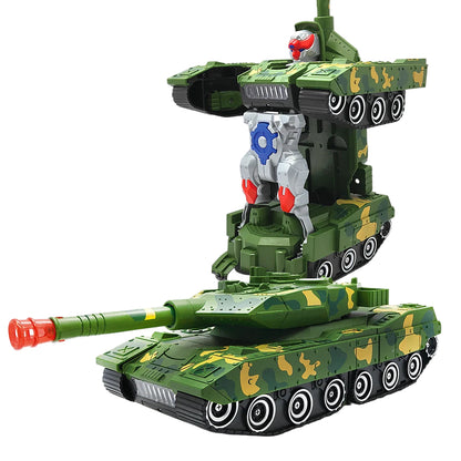 2-in-1 Transformations-Auto mit Licht & Musik – Roboter Spielzeug