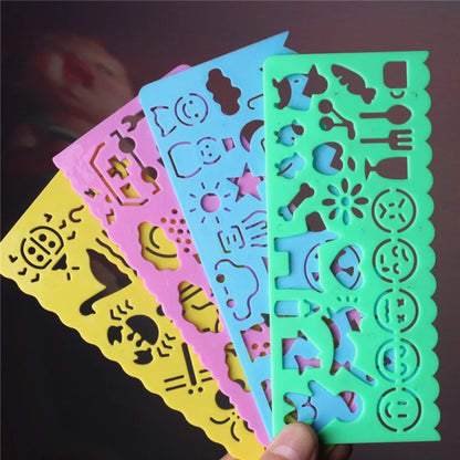 DIY Muster-Schablonen – Kreative Stencil-Satz für Fotoalben & Sammelalben