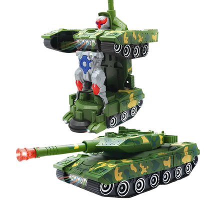 2-in-1 Transformations-Auto mit Licht & Musik – Roboter Spielzeug