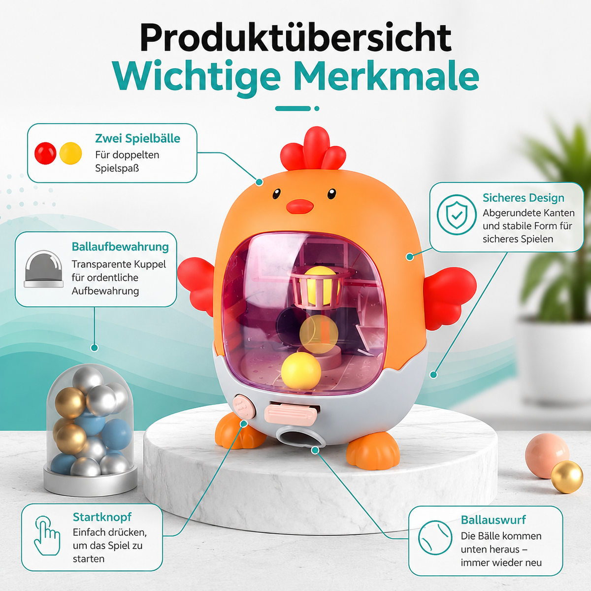 Montessori Tier-Aktion Spielzeug – Lernen mit Spaß & Bewegung