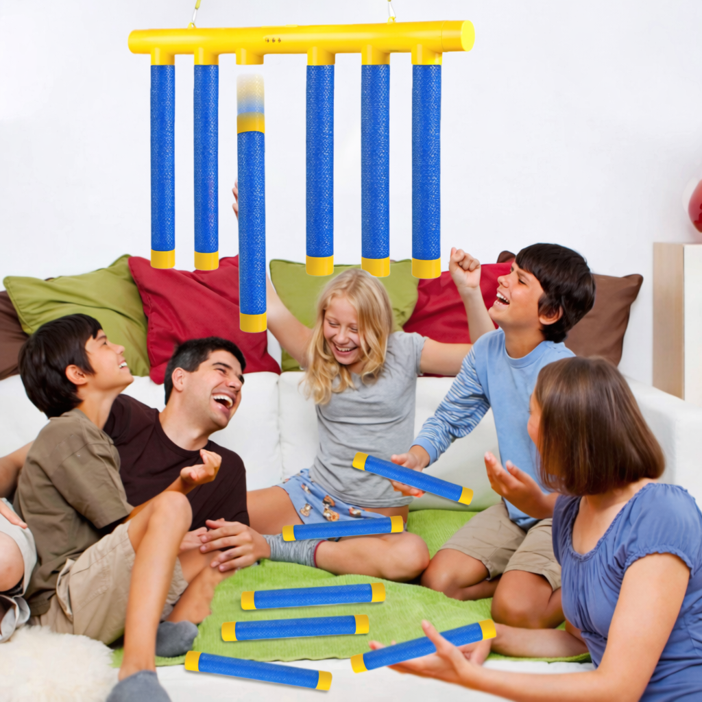 Reaktionsspiel mit fallenden Stäben für Kinder & Familie – Schnelligkeitsspiel