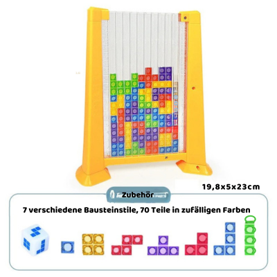 3D Tetris Puzzle – Kreatives Lernspiel für kluge Kinderhände Gelb