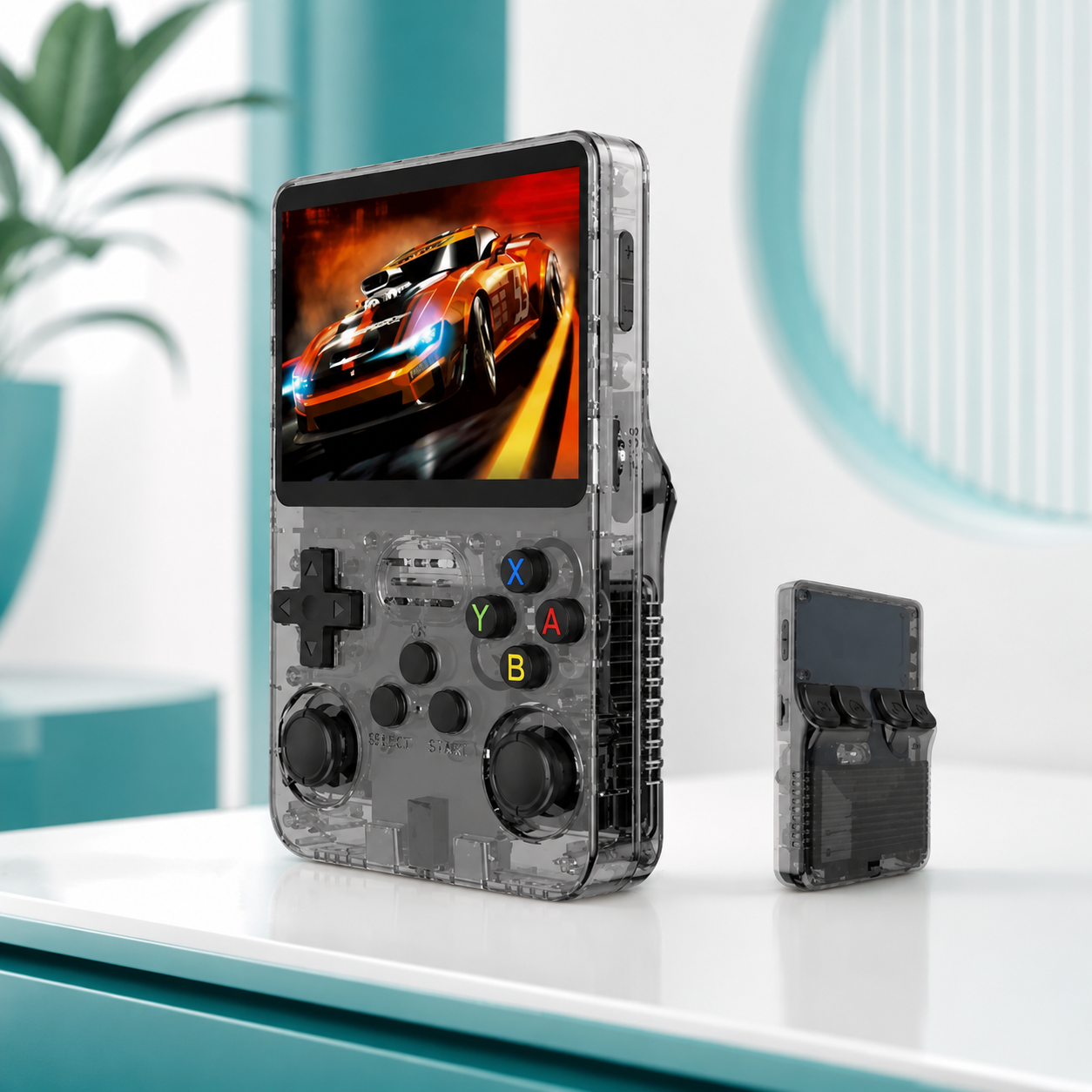 Handheld Spielkonsole für Kinder mit vielen Spielen und großem Speicher Schwarz