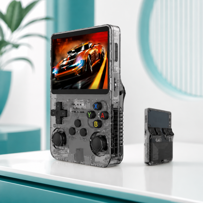 Handheld Spielkonsole für Kinder mit vielen Spielen und großem Speicher Schwarz