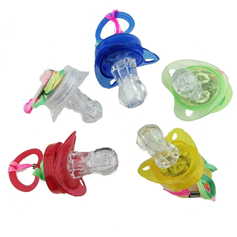 LED Schnuller-Pfeife – Blinkendes Partylicht mit Spaß-Garantie